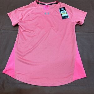 Under Armour Women’s Pink Short Sleeve Performance Tee